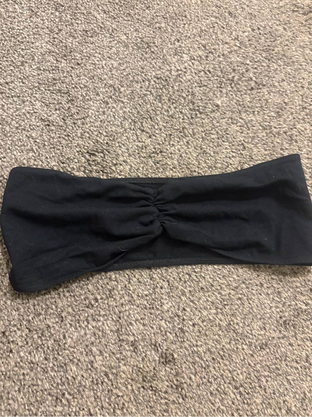 Black Bandeau Tube Top - Comfortable Stretch Fit